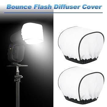 Amazon.com : Cosmos 2 Pcs Camera Bounce Flash Diffuser Cover
